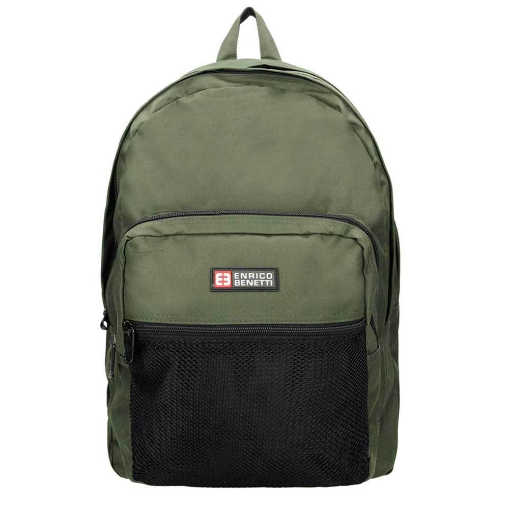 Enrico Benetti Amsterdam Laptop Rugzak 15.6" olive Groen - Polyester