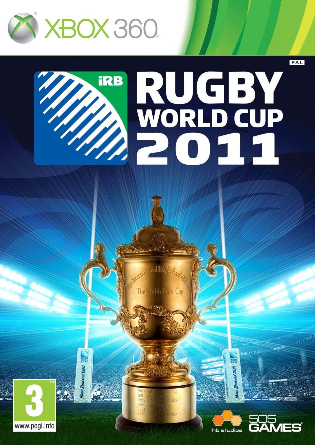 505 Games Rugby World Cup 2011 Xbox 360