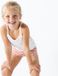 Little Label Ondergoed Meisjes - Hemd Meisje Maat 110-116 - Wit - Zachte BIO Katoen - 3 Stuks