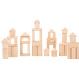 Small foot company Small Foot Houten Bouwstenen Junior Blank 50-delig