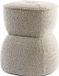 Light & Living Poef Leyla - Beige - Ø40cm - Modern