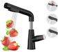 Unyqoos® Robinet de cuisine pivotant noir
