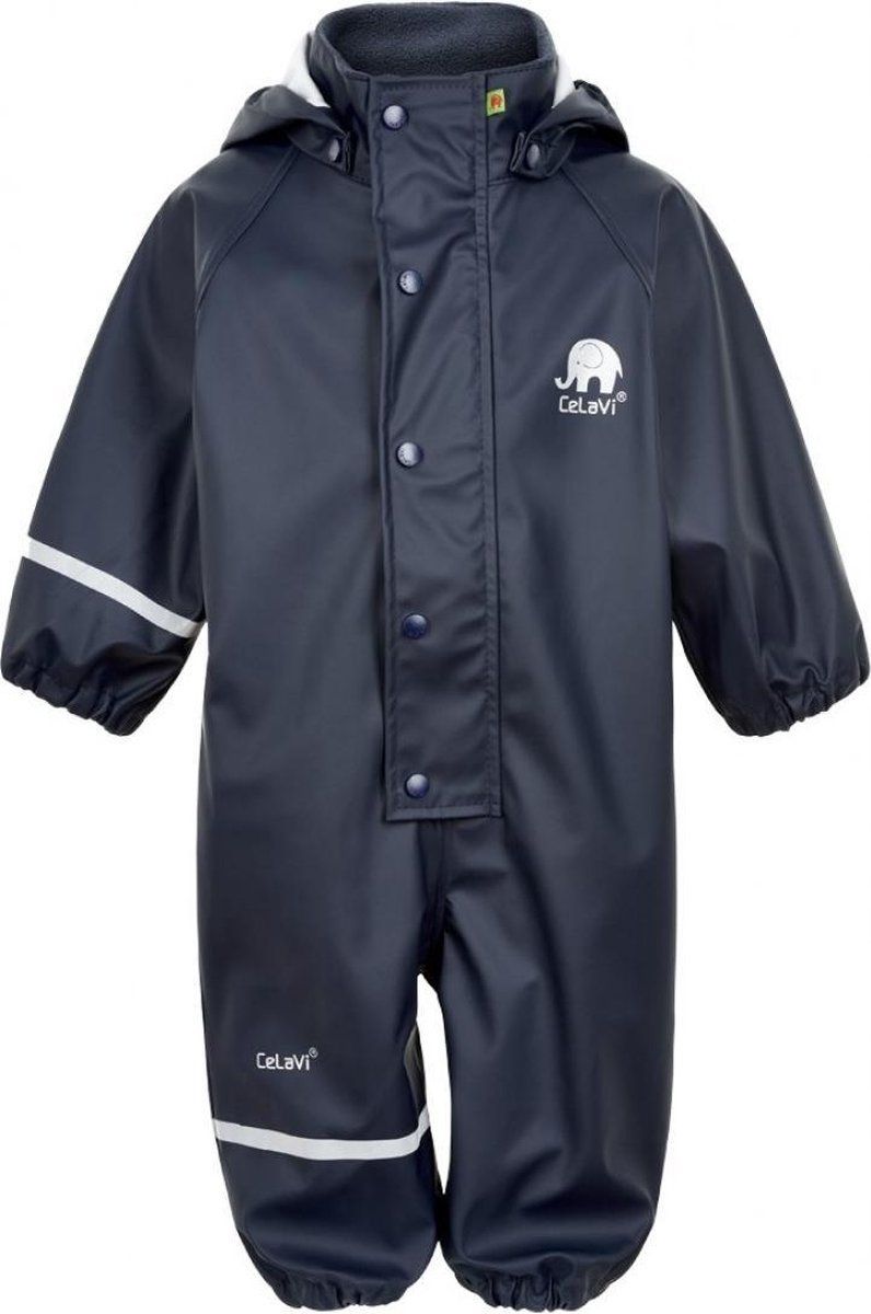 CELAVI Donkerblauwe regenpak (aan één stuk) van 68/74 - 5712672586892