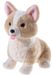HEUNEC 291867 pluche dier, bruin met wit
