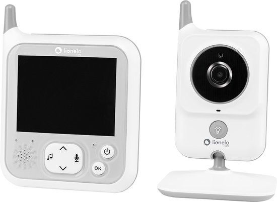 Lionelo Babyline 7.1 Babyfoon - Met camera, slaapliedjes en temperatuurweergave