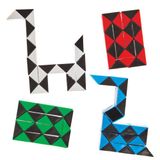 Baker Ross Baker Ross FN228 Puzzelspel met slangen - Pak van 4, leuk fidgetspeelgoed voor feestzakjes voor kinderen