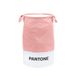 Pantone™ Wasmand, waterdicht, ruimtebesparend, ideaal als speelgoedmand, mand voor kinderen, vuile doeken en opbergmand met handgrepen en trekkoord van katoen, 36 x 60 cm