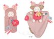 Doudou et Compagnie Doudou Muis Doudou cape Roze 25 cm DC3952