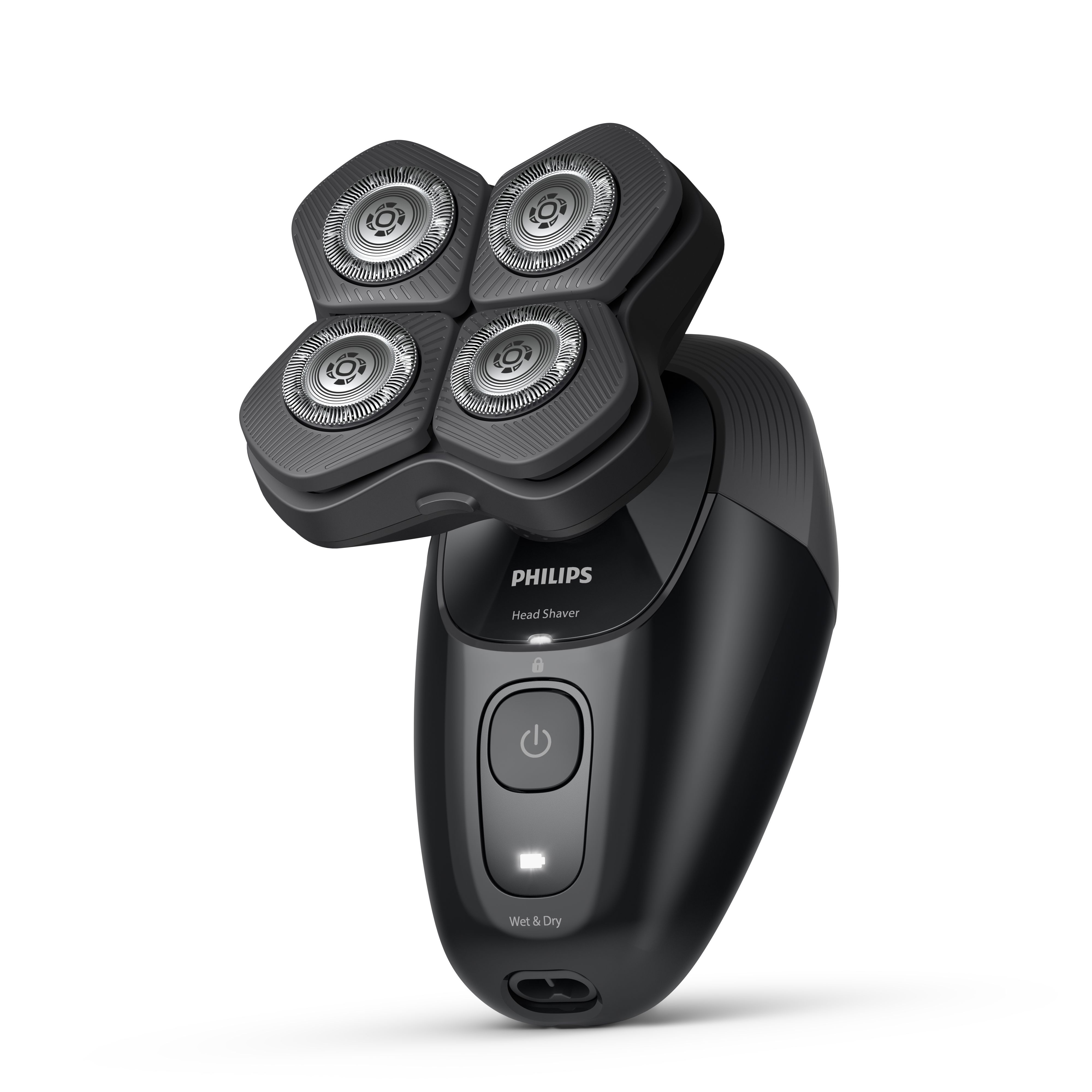 Philips Series 5000 Head Shaver Pro HS5980/15 - Wet & Dry, Cordless, Black