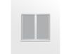 Soleil d'Ocre Dolly Paar van Gebroken Zonde, Polyester, Grijs, 70x120 cm