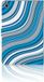 B2Ctelecom Lenovo Tab M10 Plus 3rd Gen 10.6 inch Housse Vagues Bleu