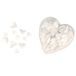 Rayher hobby materialen Rayher Strooihartjes - 100x stuks - luxe - satijn - hartjes - 13 a 20 mm - huwelijk - versiering
