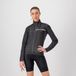 Castelli Windstopper Jacket Dames Zwart Grijs - SQUADRA STRETCH W JACKET LIGHT BLACK DARK GRAY - L
