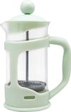 Nerthus Franse koffiezetapparaat, PP/borosilicaatglas/SS, groen, 350 ml