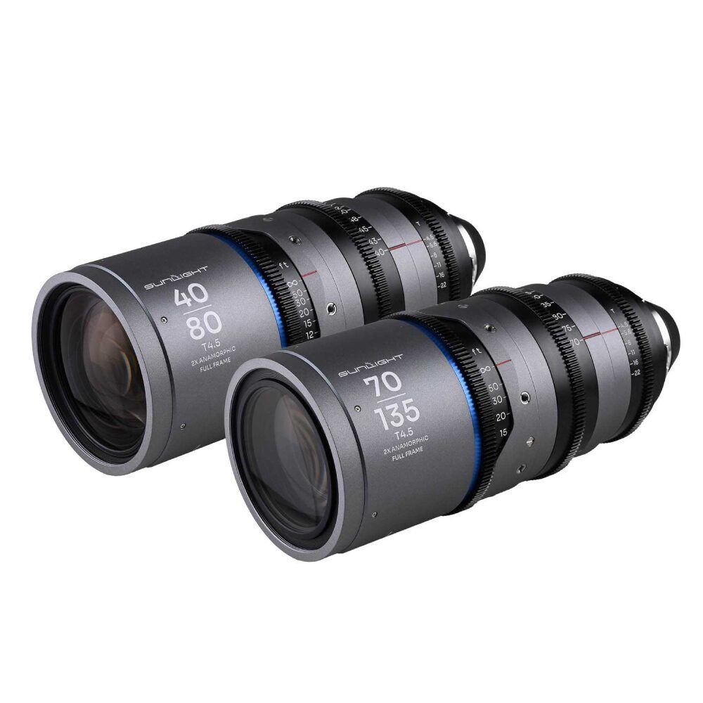 Laowa Sunlight FF 40-80/70-135mm 2X Anamorphic Zoom Bundle Blue PL-mount