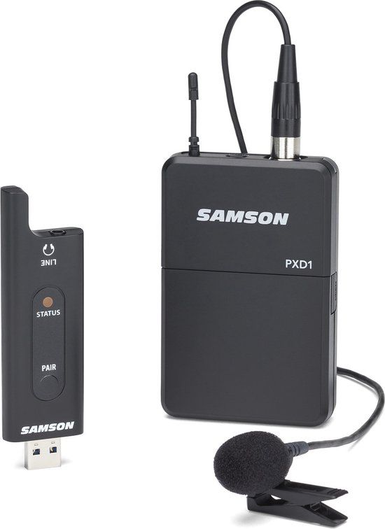 Samson XPD2 Lavalier - Nero - USB - Geschikt voor streaming