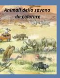 Animali della savana da colorare
