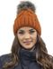 Vivisence Dames Winter Muts En Colsjaal Set - Oranje