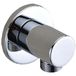 Wiesbaden coude de raccordement mural - Rond - 1/2 pouce - Chrome