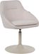 Beliani WESTMINISTER - Eetkamerstoel draaibaar - Lichtbeige - Polyester