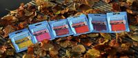 Cresta Spaghetti Worms (8-11-22mm) Semi Floating - Kleur : Worms Blood Red