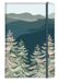 Clairefontaine 83494C - Hardcover Notitieboek Bergen/Sparren/Sneeuwklokjes/Narcissen - A6 10,5x14,8 cm - 96 Blanco Pag. Wit Papier 90g - Elastiek - La Vie En Vosges - 4 designs willekeurig