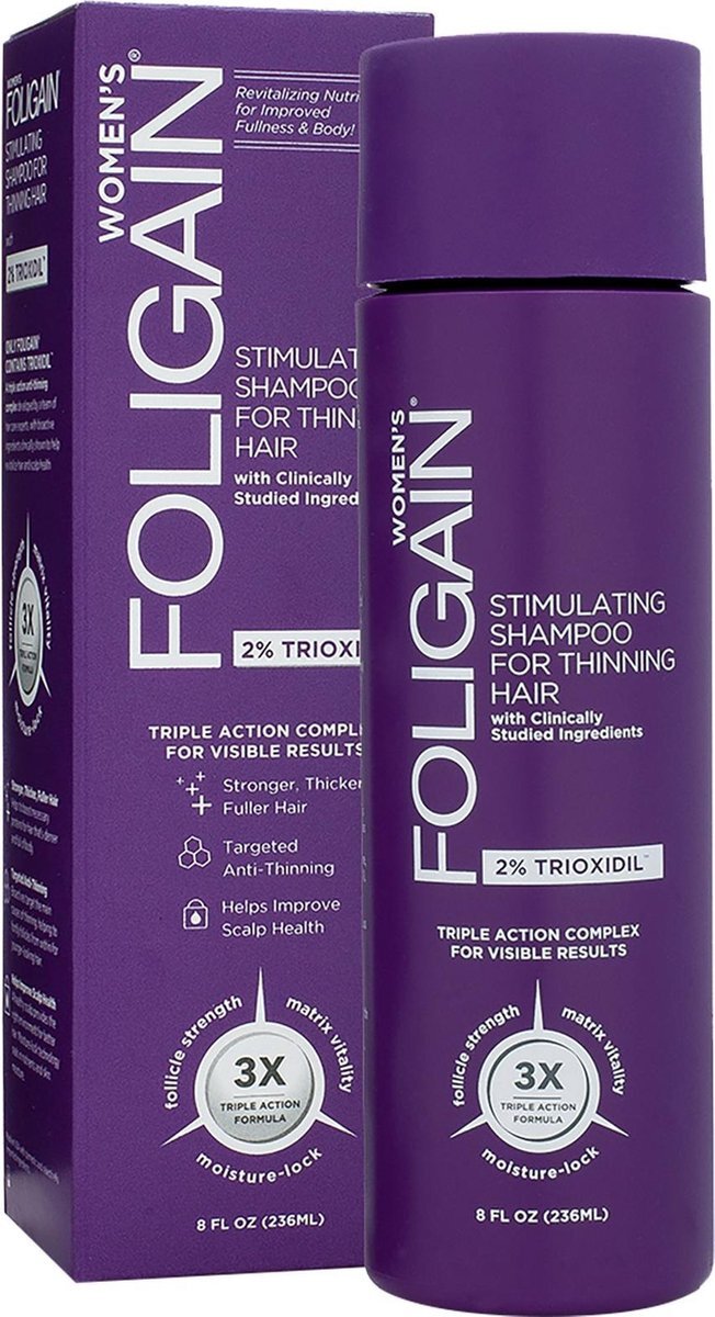 Foligain Shampoo 2% Trioxidil Women 236 ml - vrouwen - Voor Fijn en slap haar/Haaruitval