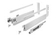 GTV Modern Box Pro laderails, L = 550 mm, H = 199 mm, wit, lade met stil sluiten, synchronisatie van de rijweg van de geleiders, belasting tot 40 kg, PB-MBPRO-KPL550C1