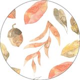 Bonateks Ronde digitaal bedrukte muismat, antislip onderkant, voor kantoor en thuis, diameter: 22 cm