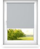 Fart Produkt time4blinds - Verduisteringsrolgordijn Zonder Boren - Verduisteringsrolgordijn, Rolgordijn Verduistering - 3 Soorten Montage, Zilveren Thermische Coating - Maanlichtgrijs, 900x1200mm, Rechts