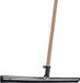 Betra raclette de sol/raclette de douche - métal/caoutchouc naturel - 45 cm - avec manche en bois