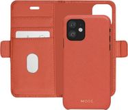 dbramante1928 iPhone 11 Bookcase hoesje - Effen Roze - Leer
