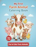 My First Farm Animal Coloring Book