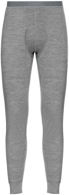 ODLO SUW Natural 100% Merino Warm Leggings Heren, grey melange/grey melange S 2019 Lange onderbroeken