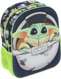 Kids Licensing Schoolrugzak - The Mandalorian - Groen met Donkerblauw
