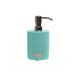 Fijalo Item International Zeeppompje/dispenser - mintgroen - keramiek - 10 x 16 cm - keuken/toilet/badkamer - lotionpompje