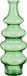 Mica Decorations Bloemenvaas Sira - transparant glas - groen - D14,5 x H40 cm