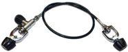 Metalsub Raccord de remplissage Noir 1 m
