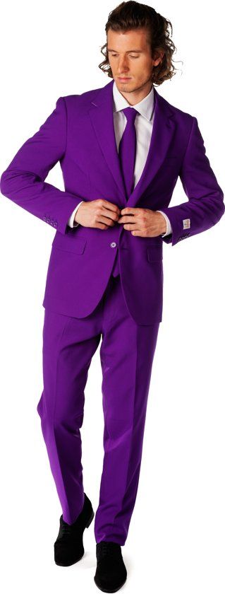 OppoSuits Purple Prince - Kostuum - Maat 50