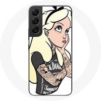 Maniacase Etui voor Samsung Galaxy S22 Alice prinses tatoeage