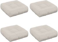 vidaXL - Zitkussens - VIANEN - 4 stuks - Wit