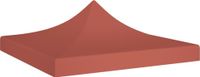 Prolenta Maison Exclusive Partytentdak, 3x3 meter, terracotta-rood, 270 g/m²