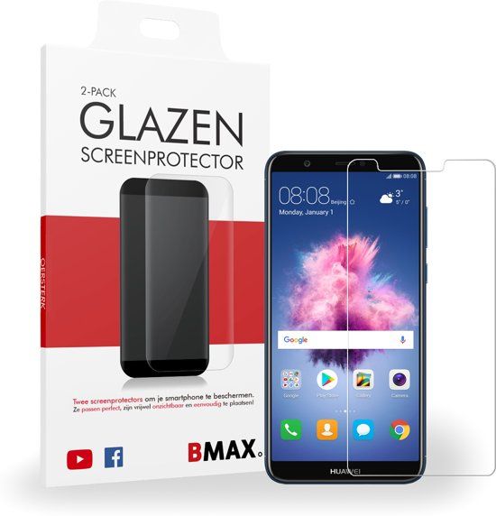 BMAX Huawei P Smart (2018) Screenprotector - Tempered Glass