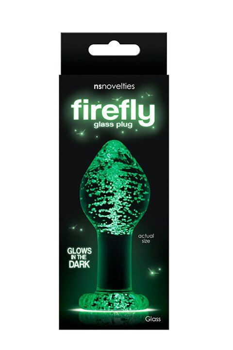 NS Novelties Firefly Large glazen anaalplug
