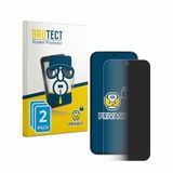 BROTECT - privacy screenprotector voor Vivo iQOO Z11 Turbo - Folie Beschermfolie Blauwlichtfilter 2 Stuks