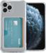 iMoshion Soft TPU Case for Apple iPhone 11 Pro - Transparent - with Card Holder