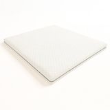White Stone Matras topper 180x200 cm Memory Foam 7 cm haut hypoallergénique blanc