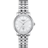 Tissot T-Classic Carson Premium T1222071103100 Horloge - Staal - Zilverkleurig - Ø 30 mm
