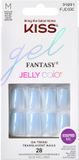KISS Gel Fantasy - Kunstnagels - Lichtblauwe Tips M FJC03C 1 stuk