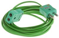 RS PRO 7/0,2 mm PVC-geïsoleerd thermoelement verlengkabel voor thermoelement type K, L. 5m, max. +220 °C